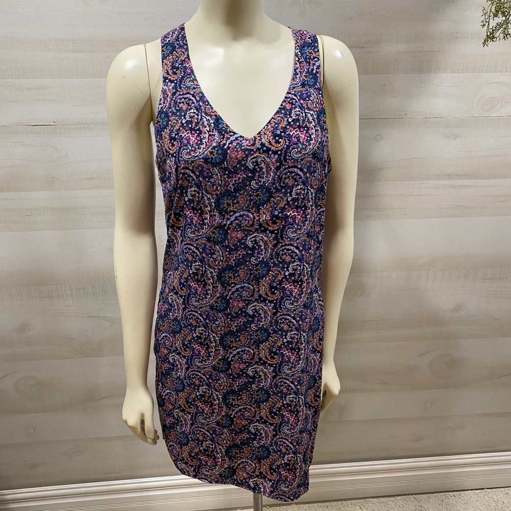 Paisley Print Dress